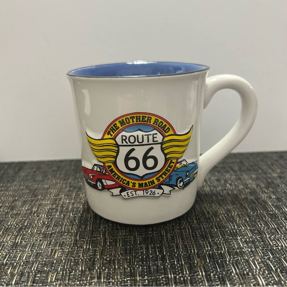 Vintage Ceramic Mug Route 66 3D The Mother Road 2001